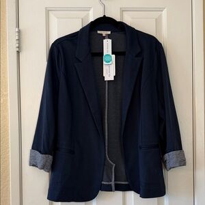 Skies Are Blue Stitch Fix Navy Blue Blazer Sz XL NWT